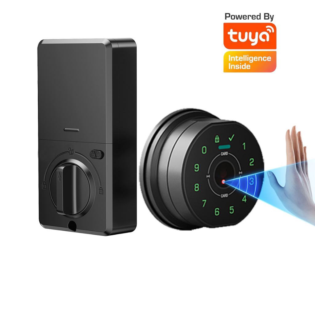 tuya palm vein electronic lock with fingerprint digital smart door lock