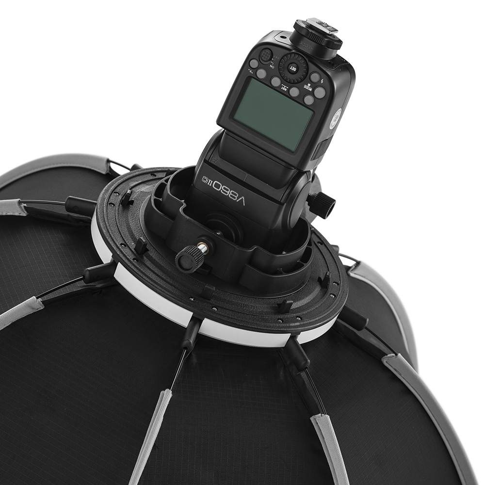 Triopo KS2 55 ซม.65 ซม.90 ซม.120 ซม.Speedlite แบบพกพา Octagon ร่ม SoftBox + ตารางรังผึ้งกลางแจ้งแฟลช SoftBox