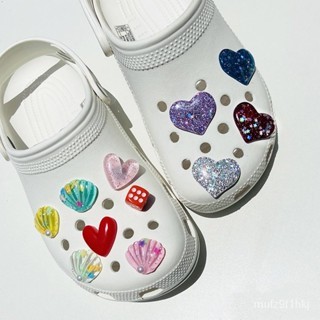รองเท้าแตะแฟชั่น อุปกรณ์เสริม, Crocs Jibbitz Charms, jibbitz Set, อุปกรณ์รองเท้า ลายดอกไม้