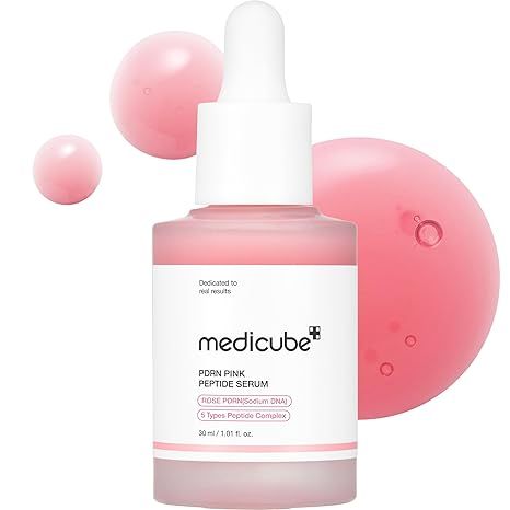 Medicube PDRN Pink Peptide serum, Pink glow serum, Peptide, Niacinamide, Hydrating 30ML