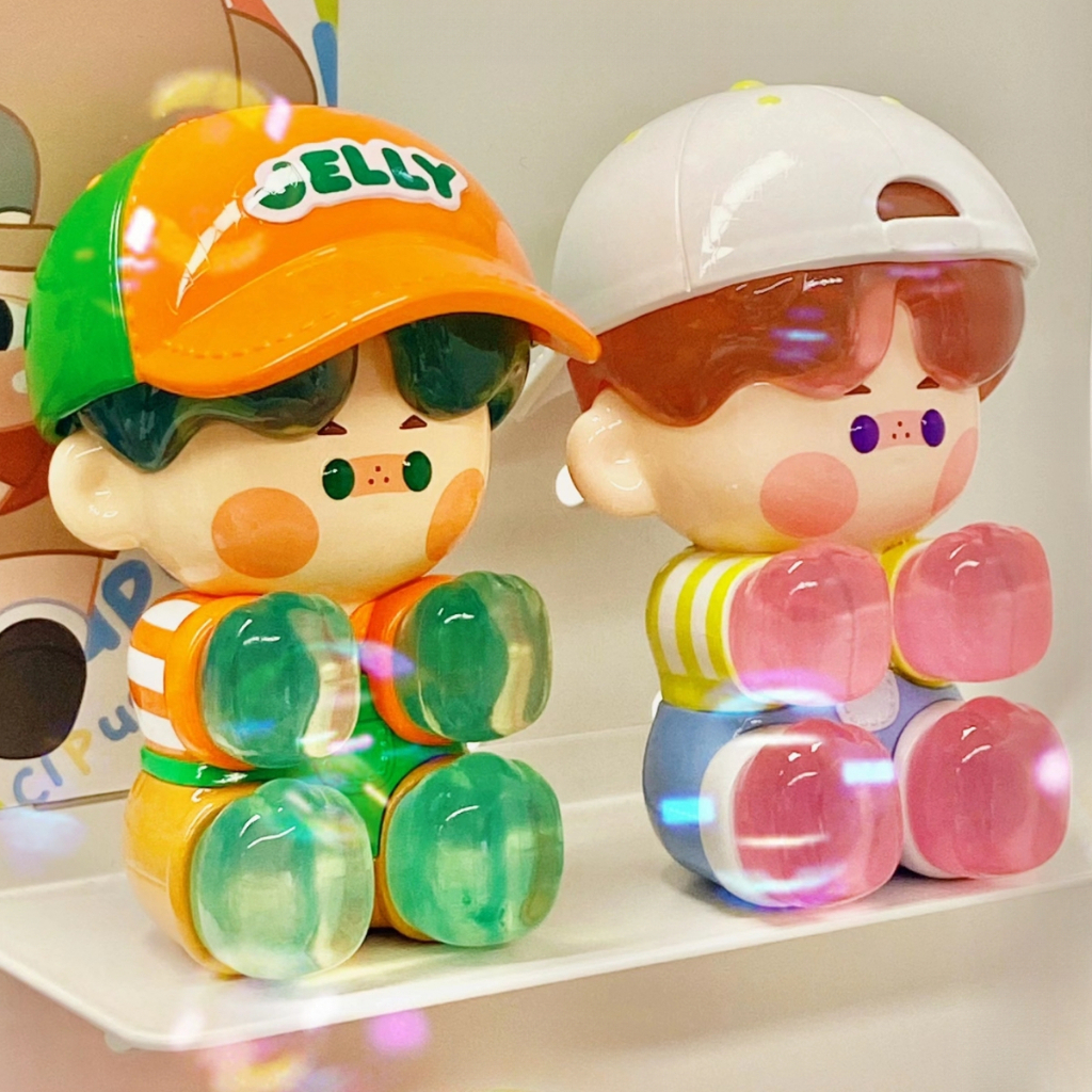 【 ของแท้ 】POPMART PINO JELLY Your Boy Series กล่องสุ่ม ตุ๊กตาตัด เทรนด์ เพลย์เซอร์ไพรส์ ของขวัญ ของเ