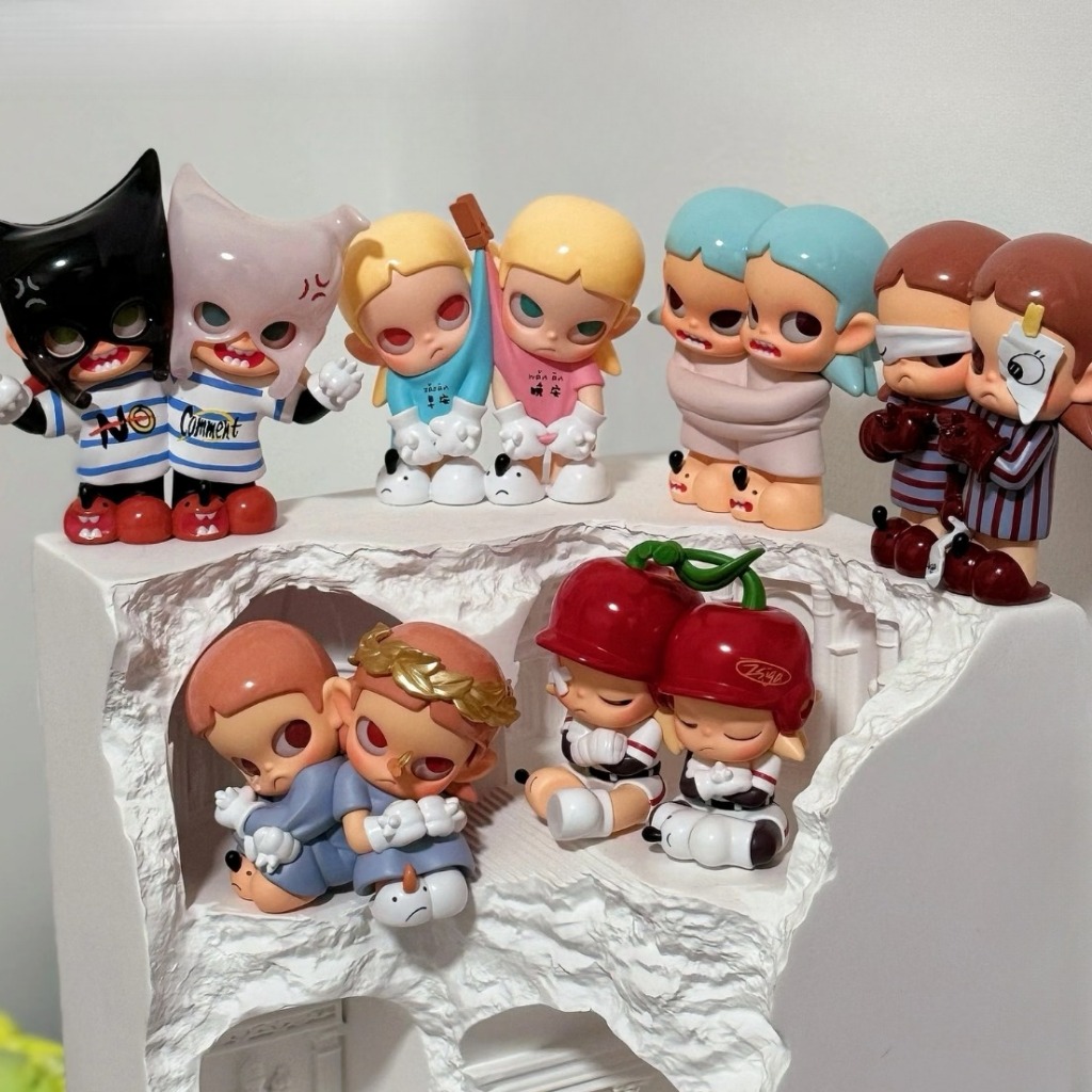 [ของแท้] Popmart Zsiga Twin Series กล่องสุ่ม ของขวัญวันวาเลนไทน์ ของเล่นเซอร์ไพรส์ สําหรับเด็ก