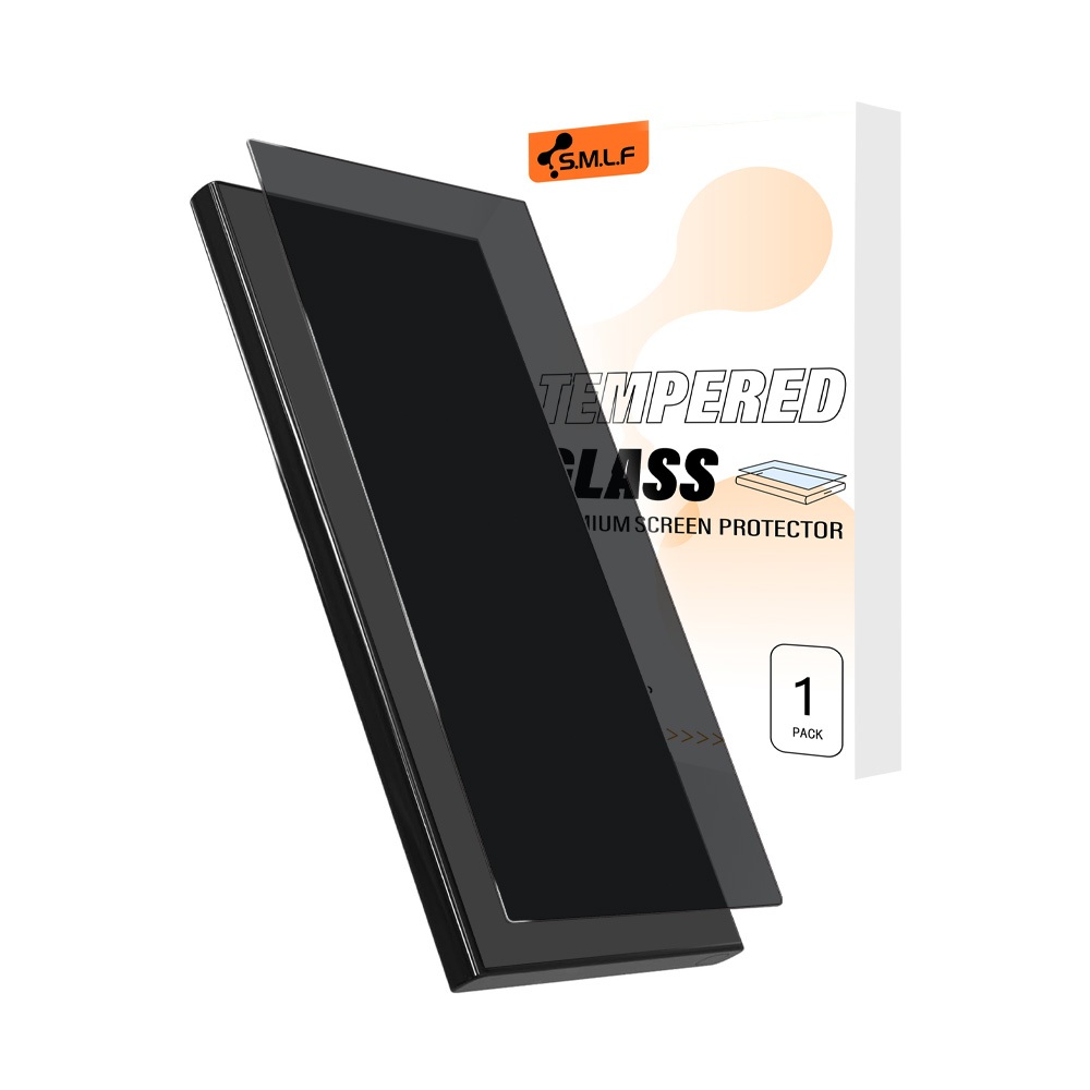 SMLF ฟิล์มกระจกกันคนมอง Privacy Tempered Glass For Samsung S25 Ultra S24 Ultra S23 Plus S22 + Anti-Spy Screen Protector 2.5D Full Coverage Scratch Resistant Bubble Free Protective Cover Film