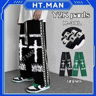 Y2k pants for men trendy trousers Korean style Hiphop high street loose casual Sweatpants unisex