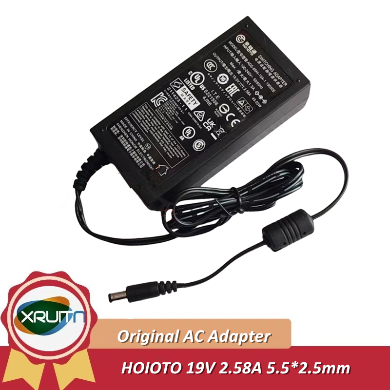 ของแท้ Hoioto ADS-65HI-19A-1 19050E 19V 2.58A 49W Switching Adapter Charger แหล่งจ่ายไฟ 5.5*2.5 มม.
