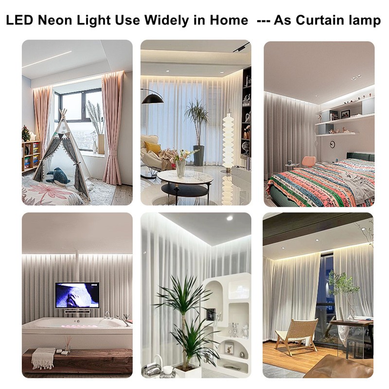 5v USB COB ไฟ LED Strip พร้อมสวิตช์ปุ่มและรีโมทคอนโทรล หรี่ไฟและการตั้งค่าเวลาได้ง่าย ใช้ตกแต่งบ้านและไฟเตียง & ไฟม่าน (9 สีให้คุณเลือก - รูปที่ 6