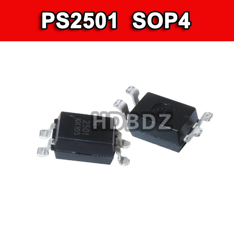 10~50PCS PS2501 SOP4 DIP4 2501 ชิป Photocoupler IC