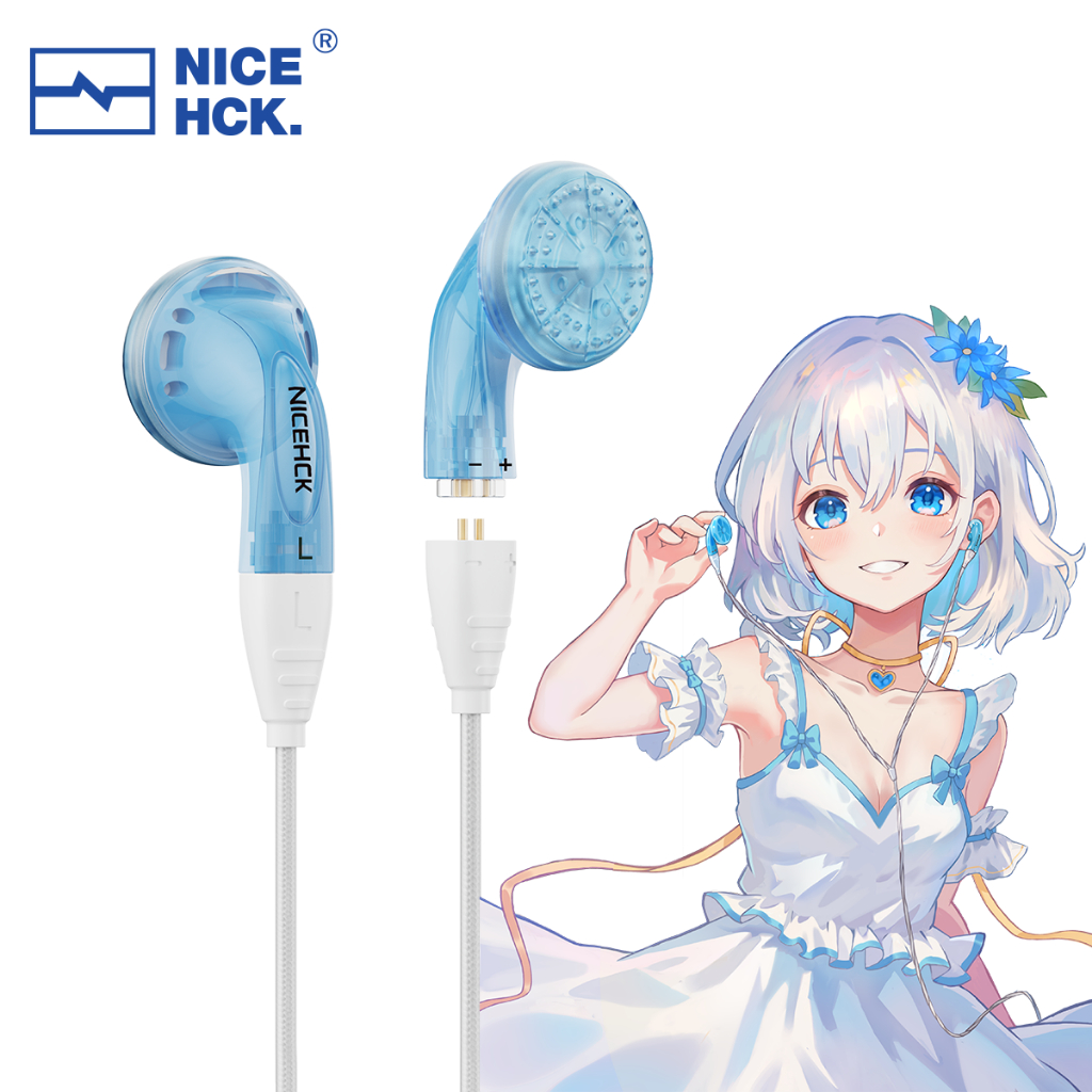 Nicehck YDX HiFi หูฟังแบบมีสาย 14.8 มม.แบบไดนามิกหูฟังชนิดใส่ในหู 0.78 2Pin สายที่ถอดออกได้
