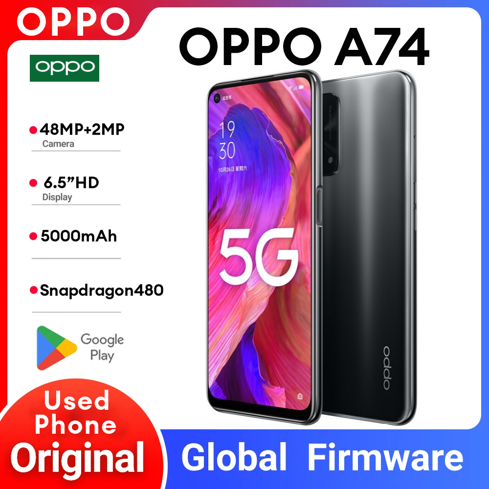 Oppo A74 / A93 สมาร์ทโฟน Global firmware 5G Snapdragon 480 Dual SIM กล้อง 48.0MP 8GB RAM 256GB ROM 6