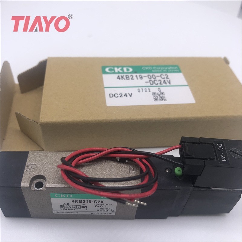 CKD โซลินอยด์วาล์ว 4KB219-00   AC220V DC24V
