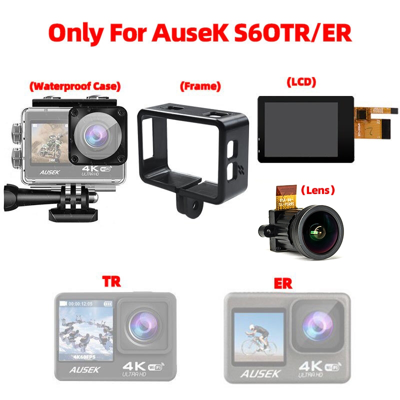 เคสกล้องแอคชั่น กันน้ํา สําหรับ Ausek S60 S60tr S60er /Supremo Premiere