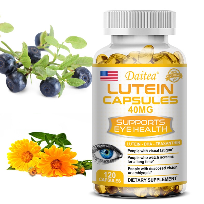 Daitea Lutein & Zeaxanthin Capsules: Lutein และ Zeaxanthin ส่งเสริมการสุขภาพ Retinal รองรับการทํางาน