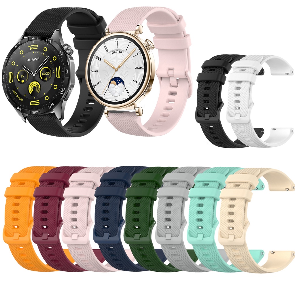สําหรับ Huawei นาฬิกา GT 6 5 4 3 2 GT2Pro GT2E GT3Pro GT5Pro GT6Pro สายรัดซิลิโคนสายรัดข้อมือสร้อยข้อมือสายนาฬิกา