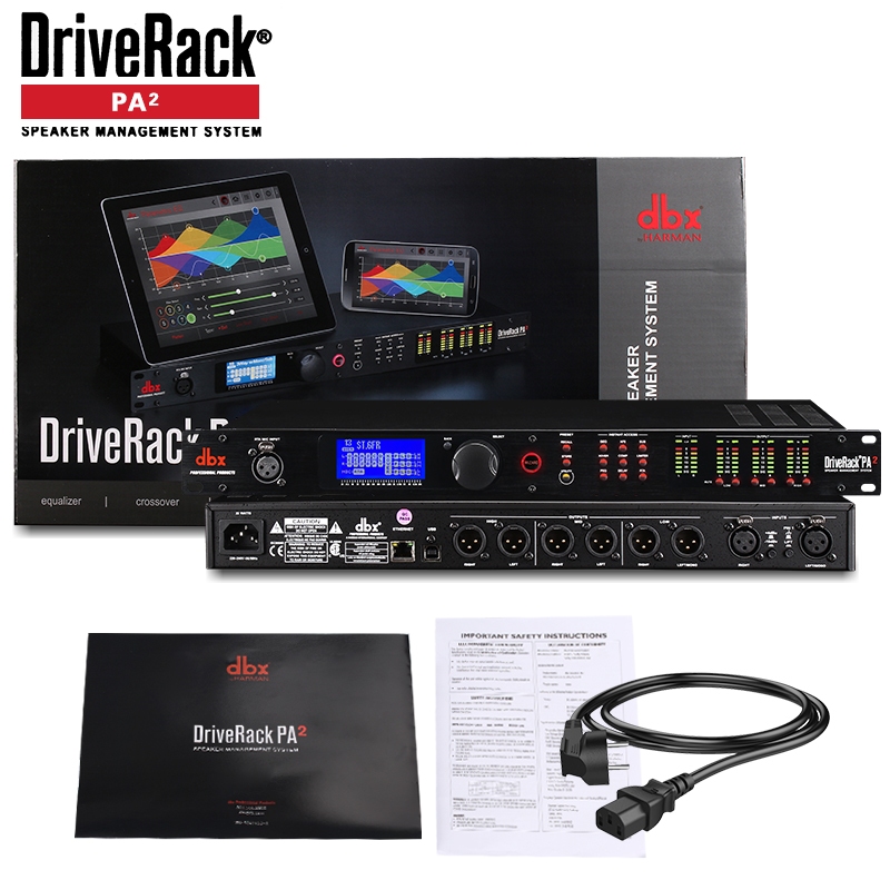 Dbx Driverack 480/260/360 PA2 โปรเซสเซอร์เสียงดิจิตอลมัลติฟังก์ชั่นสี่อินพุตระดับมืออาชีพ คุณภาพเสีย