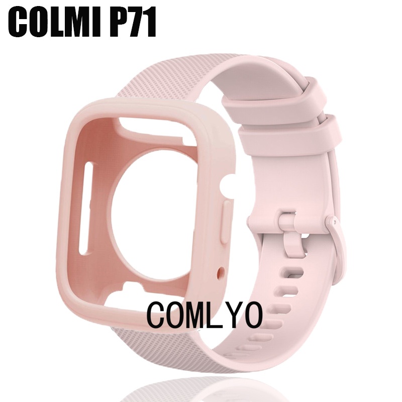 สําหรับ COLMI p71 สมาร์ทนาฬิกาสายนาฬิกาซิลิโคน soft Band p71 ป้องกันกันชน