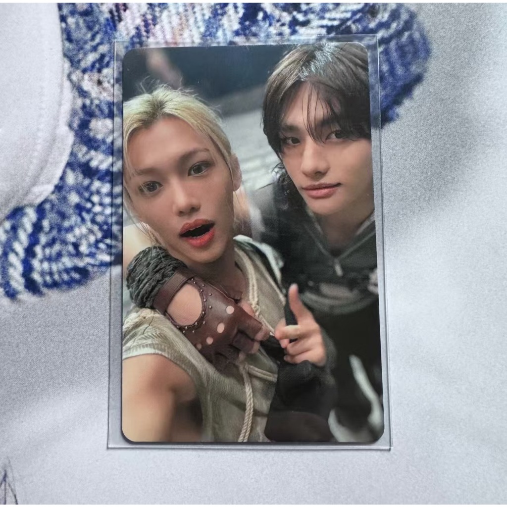 ของแท้ Stray kids Photocard Fan ยักษ์ Chenfei การ์ดคู่ญี่ปุ่น Hyunjin Felix