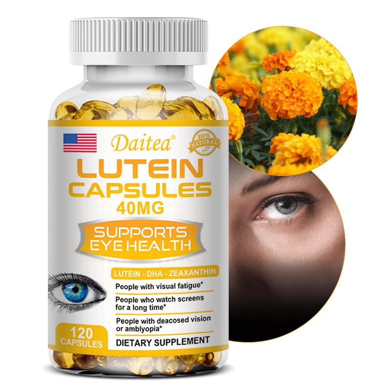 วิตามินบํารุงรอบดวงตา Daitea พร้อม Lutein และ Zeaxanthin 40mg - สูตรป้องกันดวงตาระดับพรีเมียม