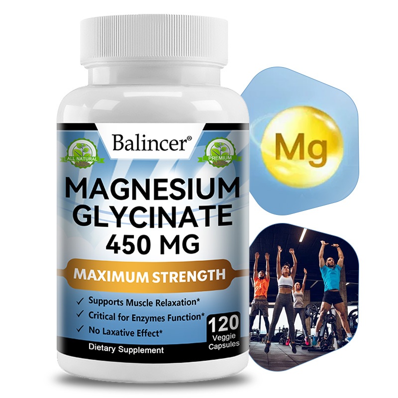 Balincer Magnesium Glycinate อาหารเสริมช่วยผ่อนคลายกล้ามเนื้อและรองรับสุขภาพโดยรวม