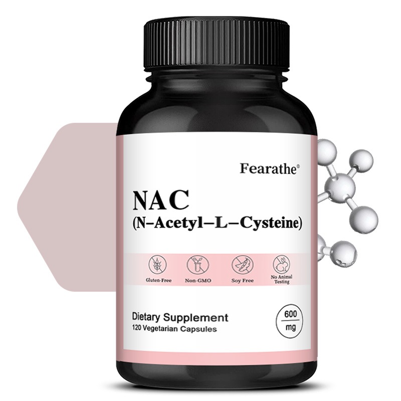 Fearathe NAC 600mg แคปซูล N-Acetyl Cysteine Respiratory & Liver Health