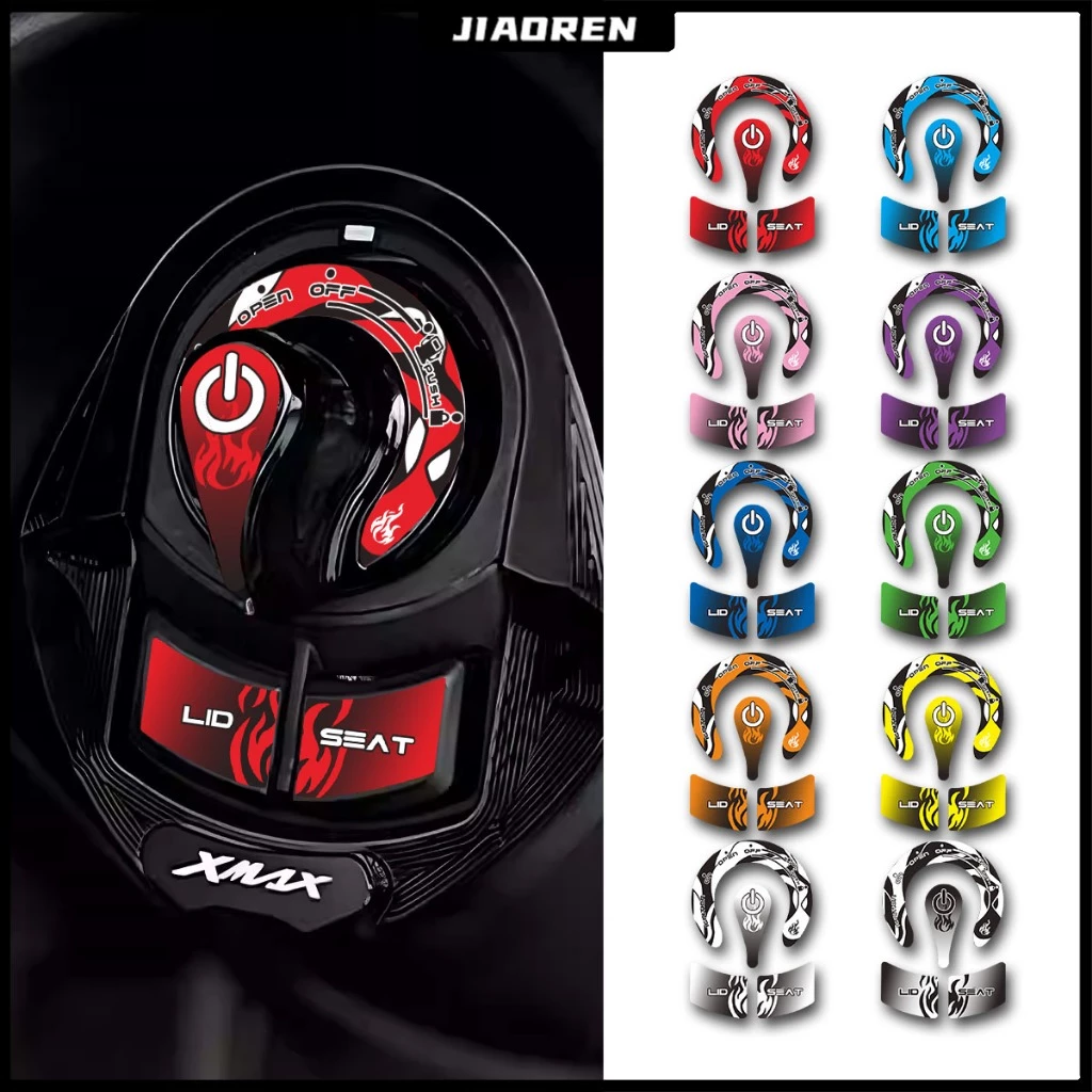 สติ๊กเกอร์แผงกุญแจสําหรับ yamaha nmax 155 xmax 300 สติ๊กเกอร์ป้องกันฝาครอบกุญแจแบบเต็ม