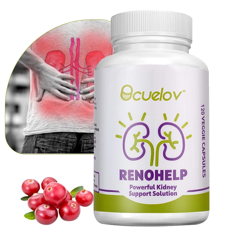 อาหารเสริมสุขภาพไต Bcuelov รองรับระดับครีเอทีนปกติและยูเรียและสุขภาพทางเดินปัสสาวะ รองรับทําความสะอาดไตเพื่อสุขภาพ