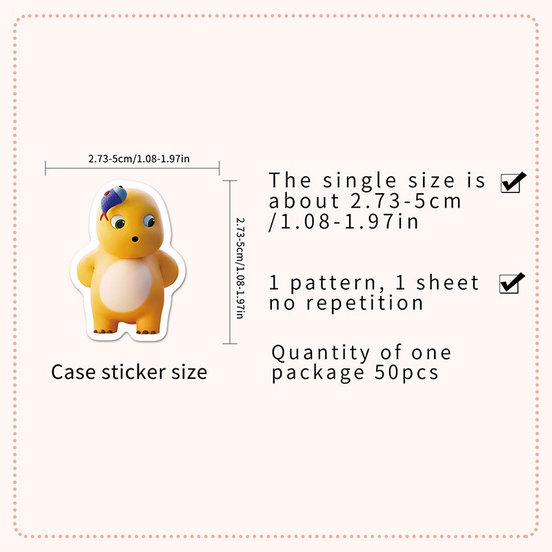 50 ชิ้นนมมังกรสติกเกอร์น่ารัก NAILONG การ์ตูน Decals ภาพเคลื่อนไหว Graffiti DIY แล็ปท็อปสติกเกอร์โทรศัพท์ - รูปที่ 5