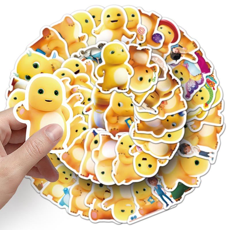 50 ชิ้นนมมังกรสติกเกอร์น่ารัก NAILONG การ์ตูน Decals ภาพเคลื่อนไหว Graffiti DIY แล็ปท็อปสติกเกอร์โทรศัพท์ - รูปที่ 4