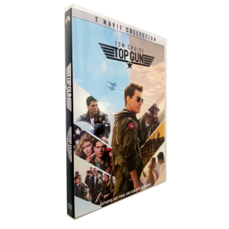 Dvd ใหม่ Zhuang Zhilingyun 1-2 คอลเลกชัน Top Gun 2DVD คําบรรยายการออกเสียงภาษาอังกฤษ