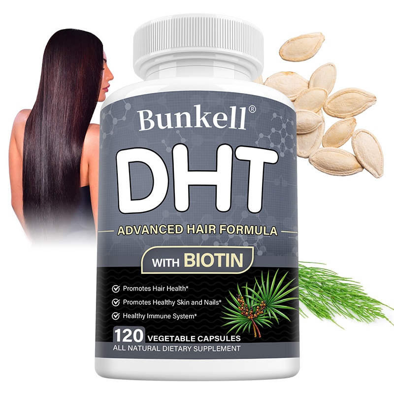 Bunkel DHT Blocker with Biotin - รองรับเส้นผมและเล็บเพื่อสุขภาพรองรับคอลลาเจน