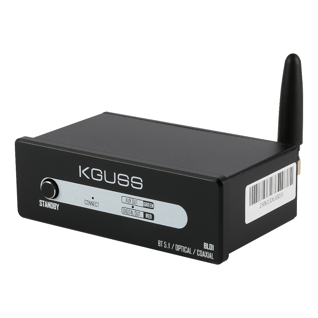 Kguss BL01 เครื่องรับสัญญาณเสียง HIFI Fever QCC3031 Lossless ถอดรหัส APTX HD