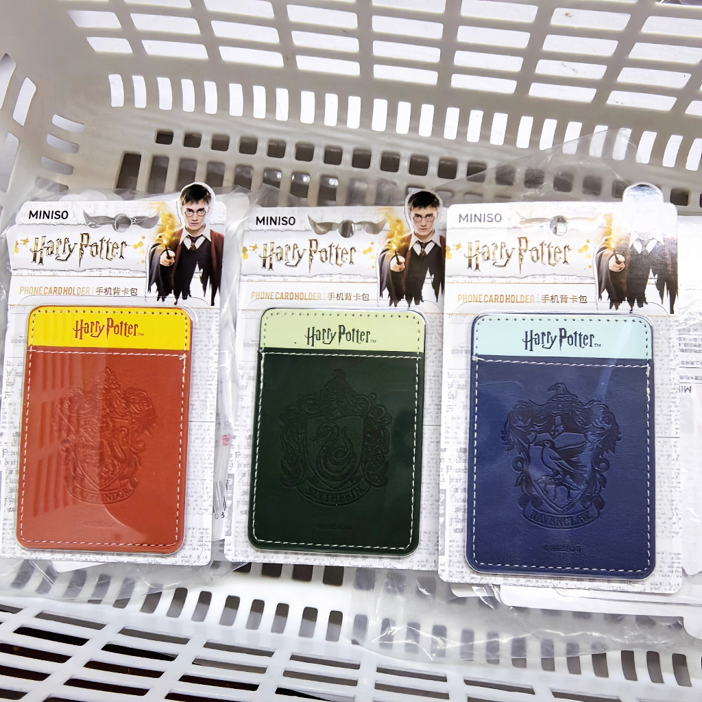 Miniso Harry Potter学风手机背 Card Pack Gryffindor Slytherin Ravenclaw Hufflepuff
