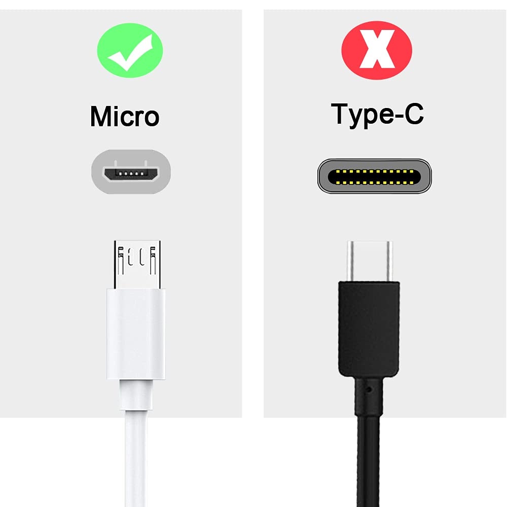AUKKI สายชาร์จแอนดรอยด์ 1เมตร 2เมตร ยาว ไมโครยูเอสบี สายชาร์จ 1/2M Mirco USB/Type C Charging Cable - ภาพย่อย 2