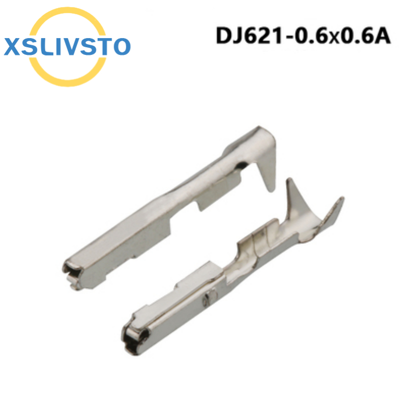 50 /100 pcs HM-RD-233 รถยนต์ตัวเชื่อมต่อกันน้ํา 0.6 Series Connector เทอร์มินัลทองแดง DJ621-0.60.6A G379