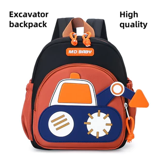 กระเป๋าเป้สะพายหลังเด็กคุณภาพสูงสําหรับผู้หญิง excavator back pack เด็ก bagpack excavator กระเป๋านักเรียนโรงเรียนอนุบาล bagpack excavator beg school