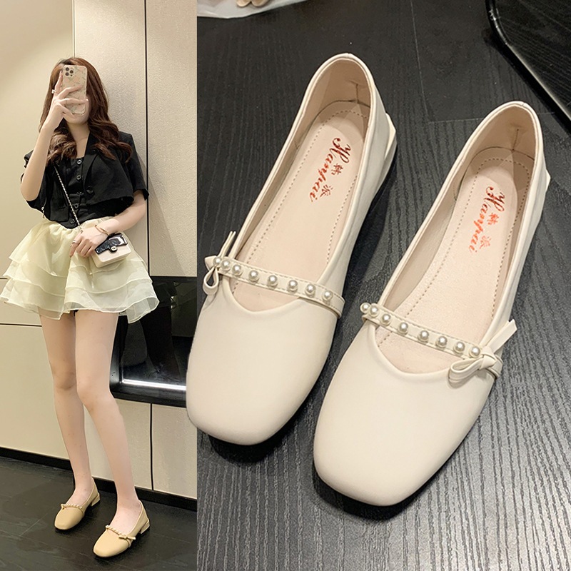 Chic Stroll รองเท้าแมรี่เจนลําลอง ส้นแบน ปากตื้น สวมใส่สบาย