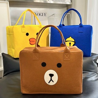 กระเป๋าการ์ตูนสักหลาด กระเป๋าเดินทางผ้าสักหลาดพิมพ์ลายการ์ตู…