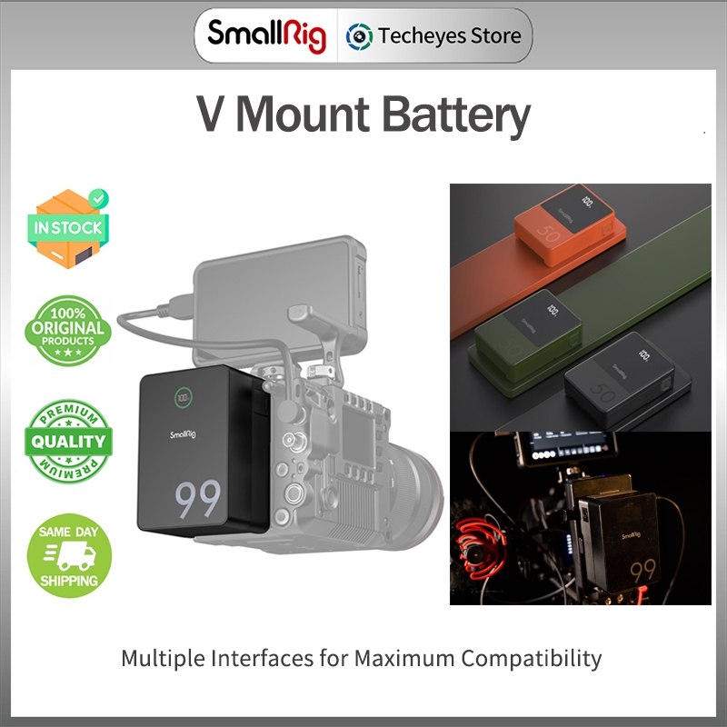 แบตเตอรี่ SmallRig VB99/VB50 V Mount สำหรับกล้อง/กล้องวิดีโอ/จอภาพ/ไฟวิดีโอ