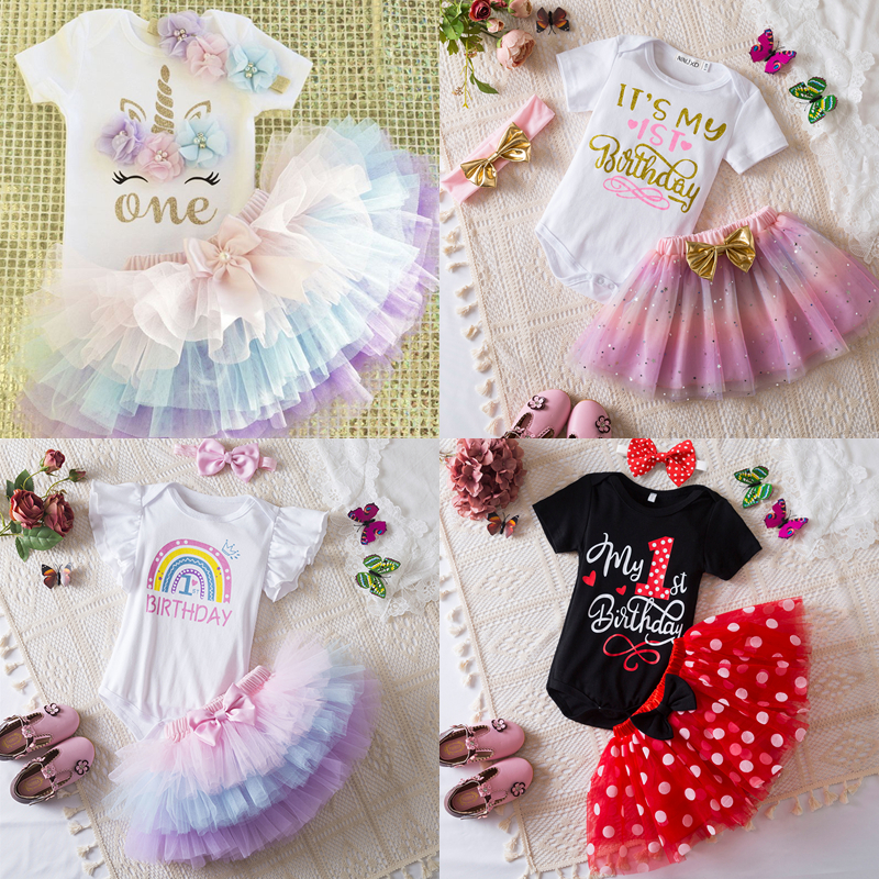 [NNJXD]ชุดเดรส ลายยูนิคอร์น สำหรับเด็กผู้หญิง