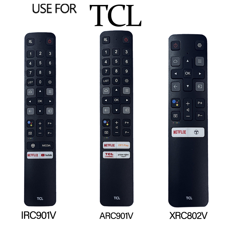 ของแท้ คำสั่งเสียง รีโมททีวี TCL LCD TV รีโมท ARC901V / IRC901V / XRC802V