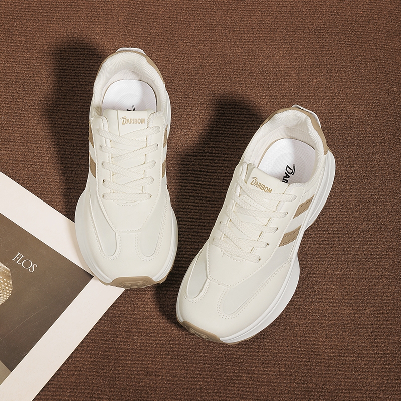 ✨ช่วย✨ผู้หญิง รองเท้าลำลอง รองเท้ากีฬา ระบายอากาศได้  #D008 - รูปที่ 2