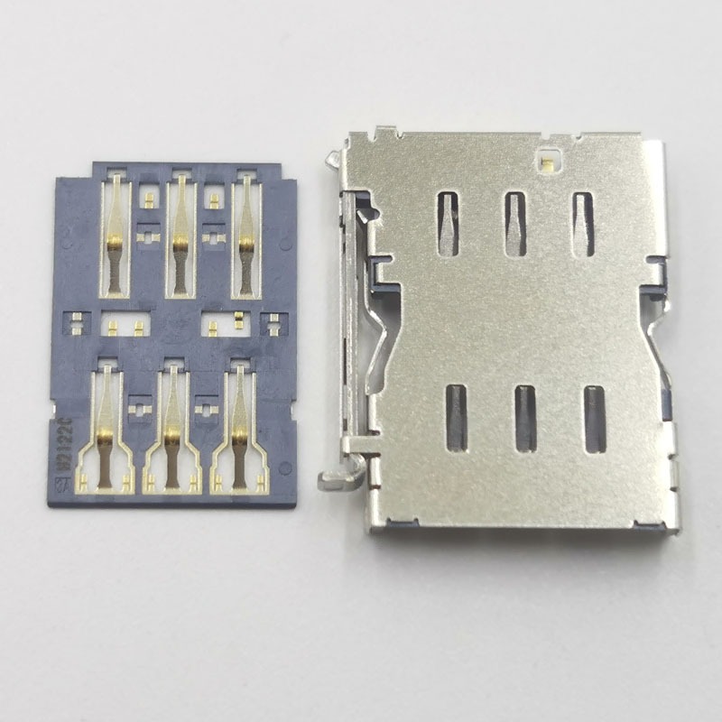 2-10 ชุดซิมการ์ด Reader ถาดผู้ถือปลั๊กขั้วต่อซ็อกเก็ตสําหรับ Galaxy S21 Plus FE S22 S23 S24 Ultra S2