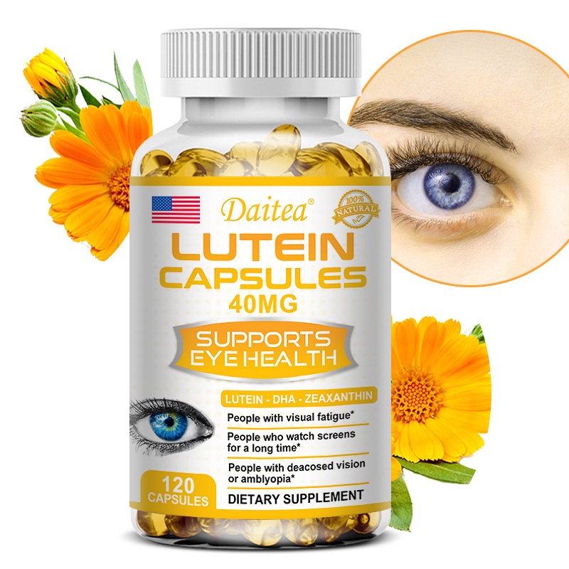 Daitea Lutein Capsules พร้อม Zeaxanthin: อาหารเสริม Lutein และ Zeaxanthin มีประโยชน์ต่อสุขภาพดวงตาแล