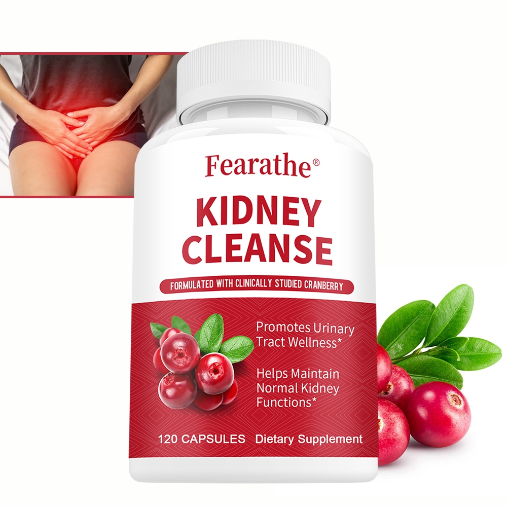 Fearathe Kidney Cleanse capsules ส่งเสริมปัสสาวะ Tract Wellness 30/60/120 แคปซูล