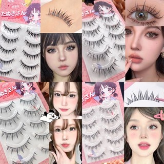 คอลเลกชันขนตาปลอมชิ้นเดียวการ์ตูนปีศาจน้อยความปรารถนาขี้เกีย…