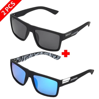 2PCS SIAMNO แว่นตากันแดดโพลาไรซ์ UV400 Anti-Reflection แว่นตาแฟชั่นกลางแจ้งขี่จักรยานตกปลา Camping Sport Shades แว่นตาชุด 818
