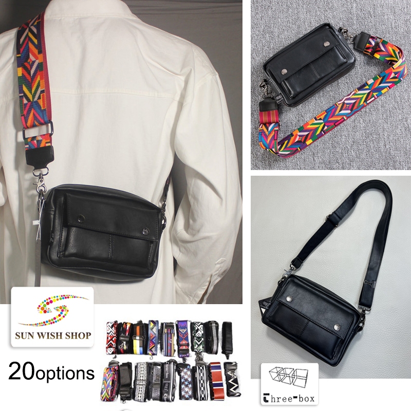 SUNWISH -Threebox - SWS-NO94 กระเป๋าสะพายไหล่สไตล์เกาหลี 20 แบบสำหรับผู้ชาย