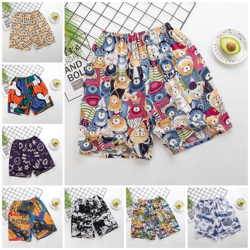 LFKids Beach Short Pants 90-150cm Boys Girls Hot Springs Causel Shorts for Summer