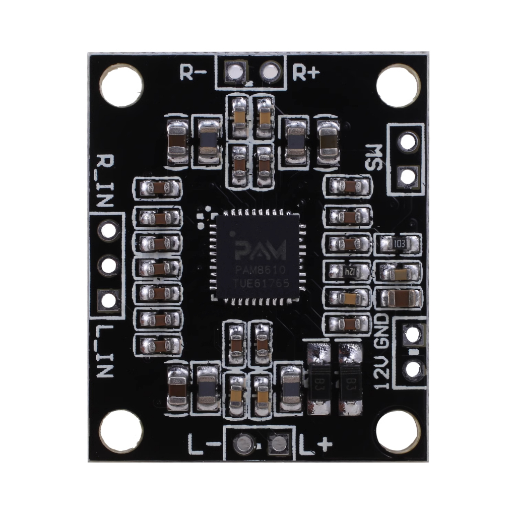Pam8610 บอร์ดขยายเสียงดิจิตอล 2x15W Dual Channel Stereo Class D High Power Power Power Amplifier Boa