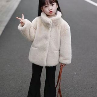 เสื้อโค้ท ฤดูใบไม้ร่วงฤดูหนาวสาวขนมิงค์เด็กผ้าฝ้ายเสื้อสไตล์…