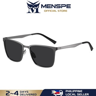 MENSPE Men Sunglasses UV400 Polarized Glasses Square Shape Sunglasses Eyewear Ultra Light Anti Glare Glasses Outdoor Sports Driving Sunglasses
